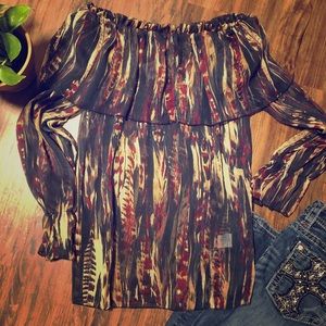 Rancho Estancia Off Shoulder Blouse